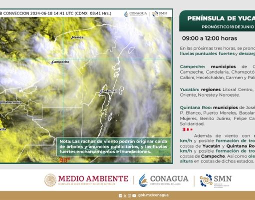 Ahora le tocó a Cancún: Lluvia satura vialidades; seguirán los chubascos
