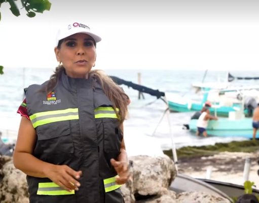 Informa Mara Lezama que se prevén lluvias por ingreso de baja presión a las costas de Quintana Roo