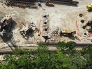 Rellenan con piedras columnas del Tren Maya para «ahorrar» costos