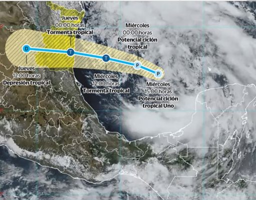 Evolución de tormenta tropical “Alberto” pone en alerta a 12 estados