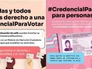 Podrán tramitar credencial de elector personas en situación de calle