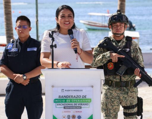 Pone en marcha Blanca Merari el Operativo Vacacional de Verano temporada 2024 en Puerto Morelos