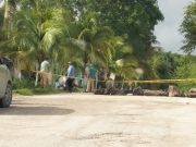 Bloquean pobladores de Nicolás Bravo sascabera usada por el Tren Maya