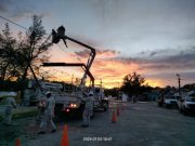 Asegura CFE que restableció el suministro de energía eléctrica a afectados por huracán «Beryl»