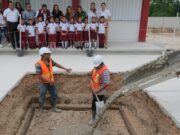 Entrega Mara Lezama escuela de nueva creación en el fraccionamiento Cielo Nuevo en Cancún