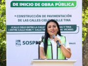 Da el banderazo Blanca Merari para el inicio de obras de pavimentación en Leona Vicario