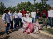 Ana Paty Peralta contribuye a la conservación del medio ambiente con limpieza de Malecón Tajamar