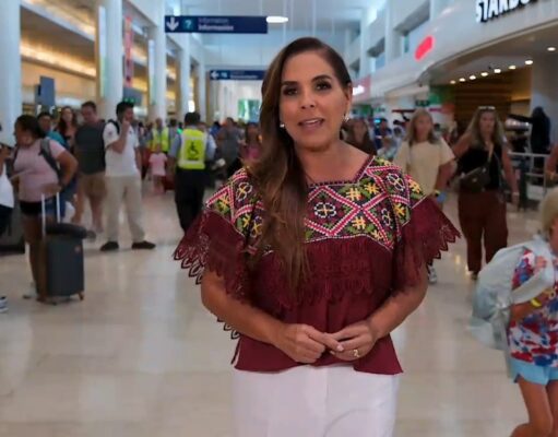 Reafirma Mara Lezama segundo día con operaciones aeroportuarias de Cancún a la normalidad