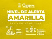 En alerta amarilla casi todo el estado, excepto el sur que está en verde