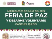 Alistan Feria de Paz 2024 con servicios gratuitos y actividades en Cancún