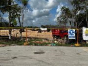 Bomberos de Solidaridad controlan incendio en obra de CADU