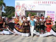 Ana Paty Peralta celebra con cancunenses el último día de la Guelaguetza 2024