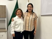 Se reúne Estefanía Mercado con Reyna Arceo para coordinar entrega-recepción en Solidaridad