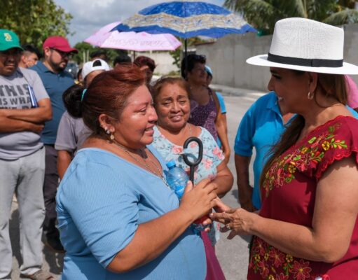 Familias de Ampliación Nueva Generación en Chetumal, tendrán certeza jurídica de su patrimonio: Mara Lezama