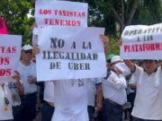 Desconcierta protesta de taxistas de Cancún a conductores de Uber, pues están dentro de la plataforma