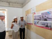 Mara Lezama supervisa el avance del 60% en la Sala de Hemodinamia de Chetumal