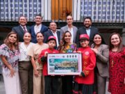 Devela Mara Lezama billete de Lotería Nacional por 50 años de Quintana Roo