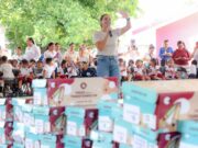 Continuamos llevando tenis escolares a nuestras niñas y niños: Ana Paty Peralta