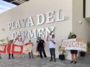 Al grito de ¡Viva México! activistas llaman a defender la selva y el agua