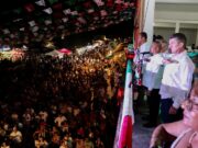 Con orgullo nacional se vivió el Grito de Independencia en Bacalar