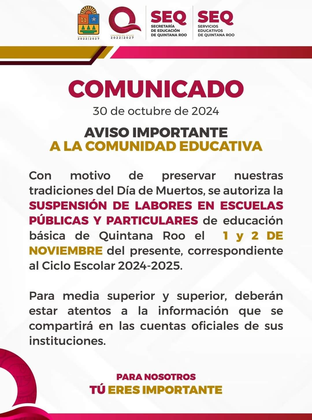 2024-10-30 Suspensión Labores SEQ