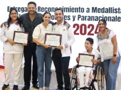 Entrega Ana Paty reconocimientos a 71 atletas y 26 entrenadores medallistas de Juegos Conade 2024