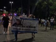 Protestan Madres Buscadoras en Cancún por desalojo policiaco en Chetumal