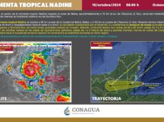 Nadine ocasionará fuertes lluvias en Belice y el este de México