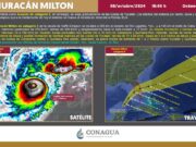 Se intensifica «Milton» como huracán categoría 5, pero se aleja de Quintana Roo