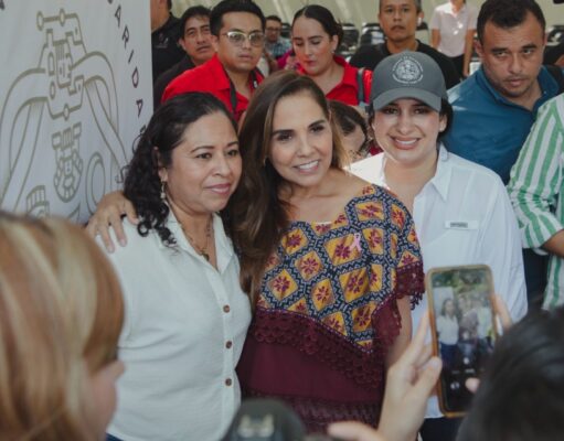 Presentan Estefanía Mercado y Mara Lezama proyecto de rehabilitación del parque Leona Vicario