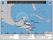 Se esperan lluvias puntuales muy fuertes en las próximas horas para QRoo