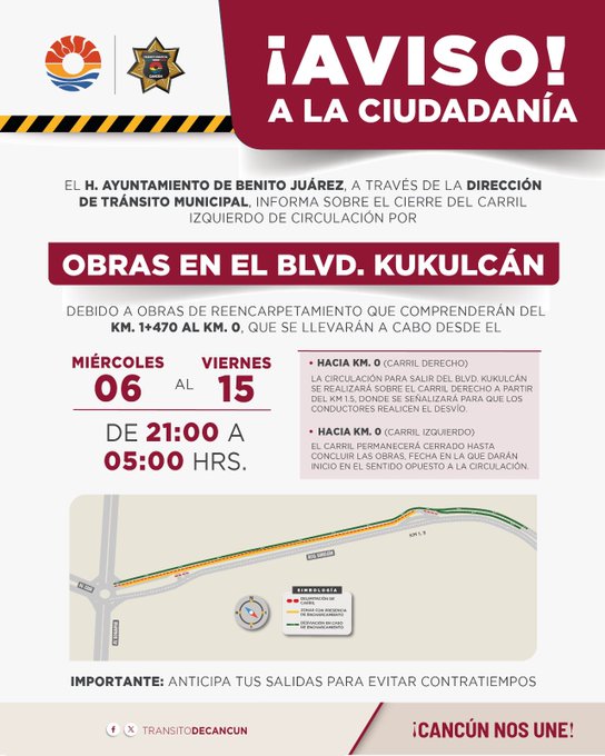 Bulevar Kukulcán nov 2024