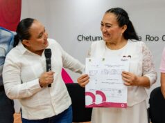 Se convierte Elda Xix Euán en primera secretaria de Educación de origen maya en Quintana Roo