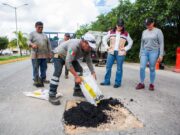 Anuncia Estefanía Mercado plan integral de repavimentación de vialidades