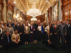 Asiste Mara Lezama, junto con gobernadores, a reunión de trabajo con la presidenta Claudia Sheinbaum para fortalecer el IMSS-Bienestar