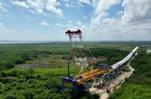 Autoridades realizan trabajos de mitigación ambiental en obras del puente vehicular Nichupté