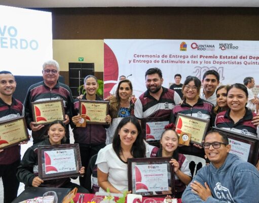 Entrega Mara Lezama el Premio Estatal del Deporte 2024 a logros históricos de atletas quintanarroenses