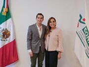 Acuerdan Mara Lezama y Rommel Pacheco fortalecer e impulsar el deporte en Quintana Roo