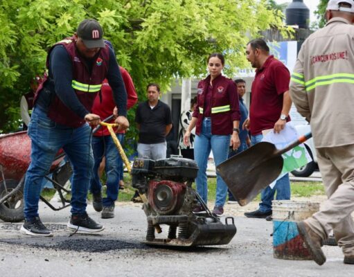 Intensifica Ana Paty Peralta programa de mega bacheo; suma de 80 mil baches atendidos