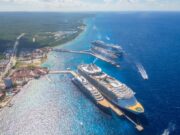 El mega yate de super lujo, Ilma, llega a Cozumel por primera vez