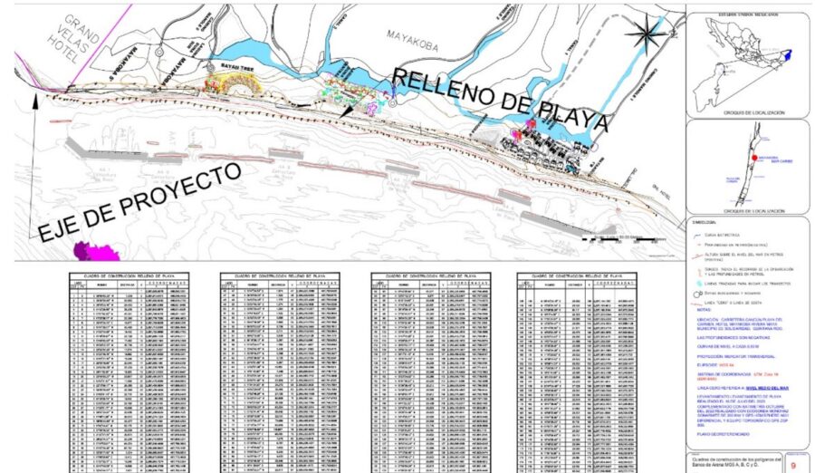 Rechazan relleno de playa en Maya Kobá