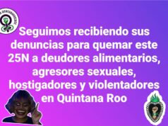 Exhibirán feministas a agresores «con santo y seña»