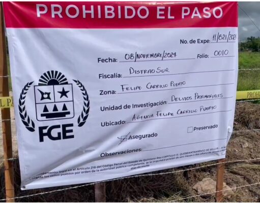 Asegura FGE predio en diputa entre ejido FCP y Sedena