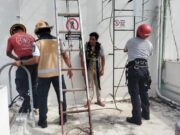 Se rinde presunto ladrón tras 21 horas trepado en una torre de CFE en Chetumal