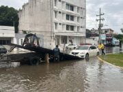 Desquician a Cancún lluvias de casi 3 horas
