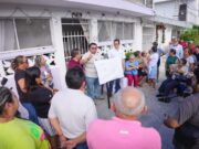 José Luis Chacón Méndez entrega obras de rehabilitación en el fraccionamiento Flores Magón 2