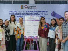 Firma Mara Lezama histórico Pacto para el Empoderamiento de las Mujeres e inicia funcionamiento del Observatorio de Participación Política de las Mujeres