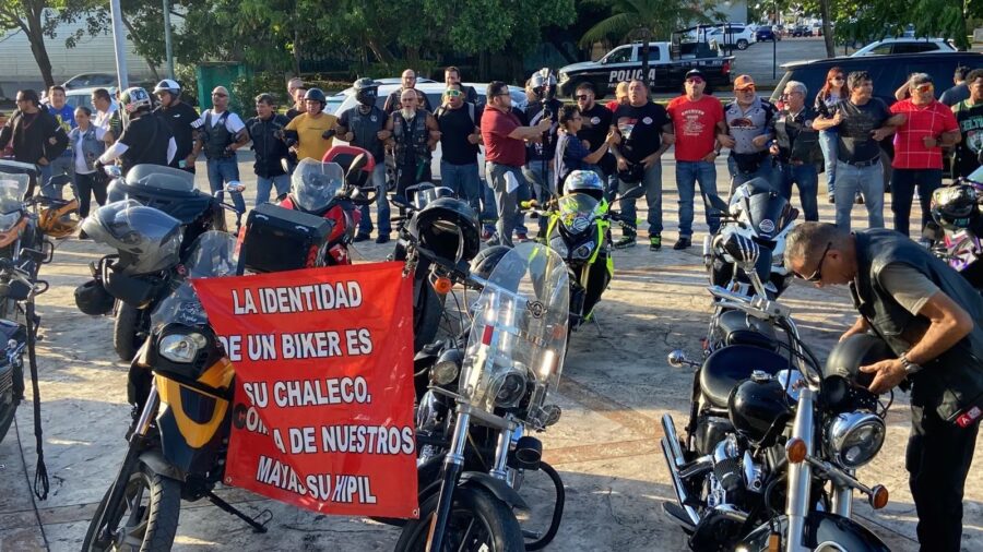Motociclistas contra ley chaleco 1