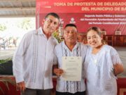 «Chepe» Contreras, tomó protesta a los nuevos delegados y subdelegados de las 58 comunidades bacalarenses.