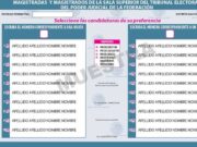 Aprueba comisión del INE diseño de boleta para elección judicial